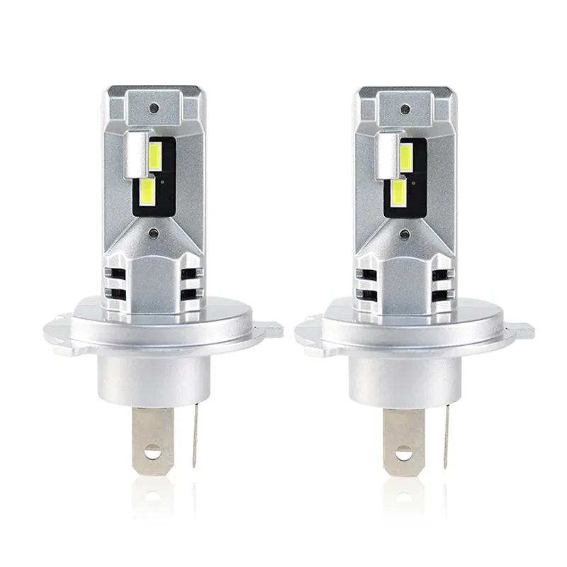 1 Pair H4/9003 LED Headlight Bulb with Fan 60W 12000 Lumens Cool White