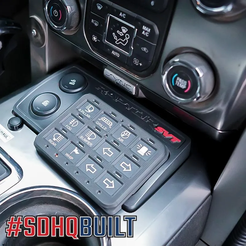 '10-14 Ford Raptor SDHQ Built Switch-Pros Keypad Mount