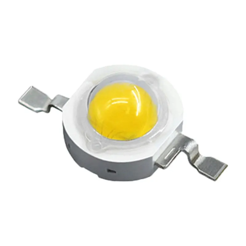 100PCS LED 1W 3W Bulbs High Power Lamp Beads Light Pure Chips 35mli 45mli Pink White Red Blue Green Yellow for Blubs Downlight