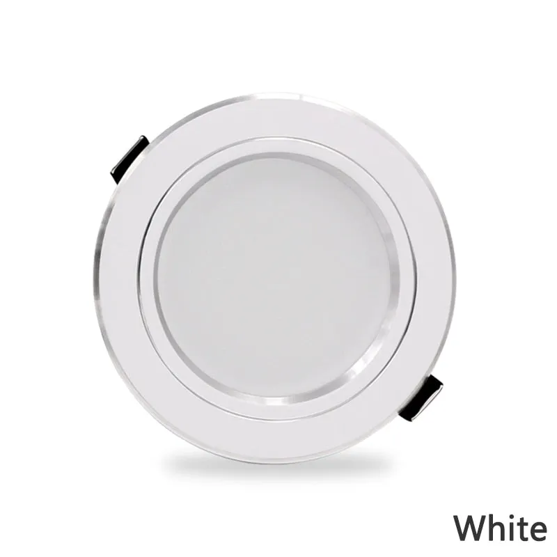 10PCS/lot Recessed Round LED Downlight 18W 15W 12W 9W 5W LED Ceiling Lamp AC 220V 230V 240V Cold Warm White Indoor Lighting