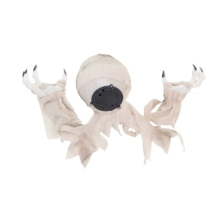 10" Duane the Dead, Talking Mummy Groundbreaker with Flashing Eyes and Hands Outdoor Battery-Operated Halloween Decoration