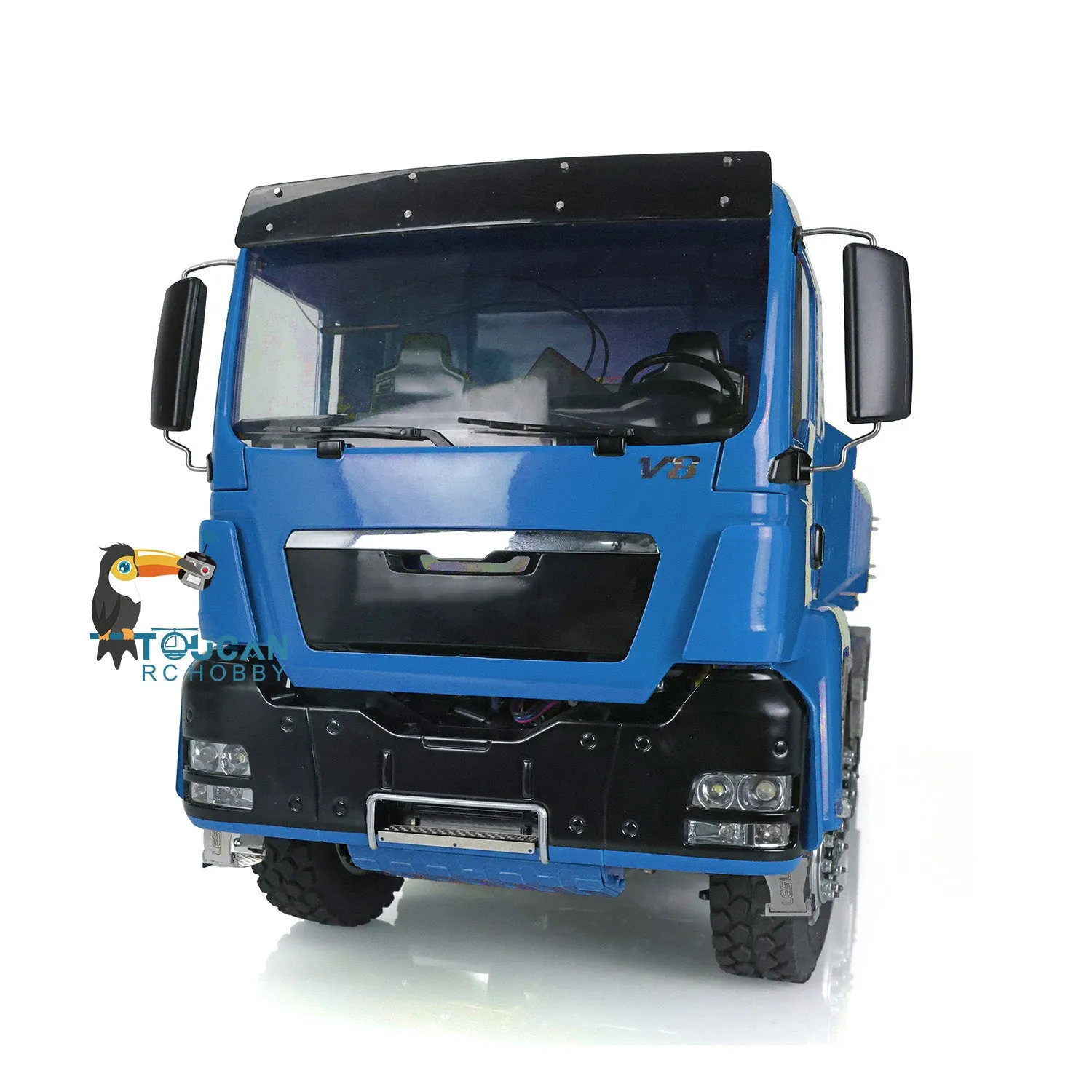 1/14 LESU Hydraulic RC Roll On/Off Dump Truck 8x8 Metal RTR Full Dumper Lorry Vehicle