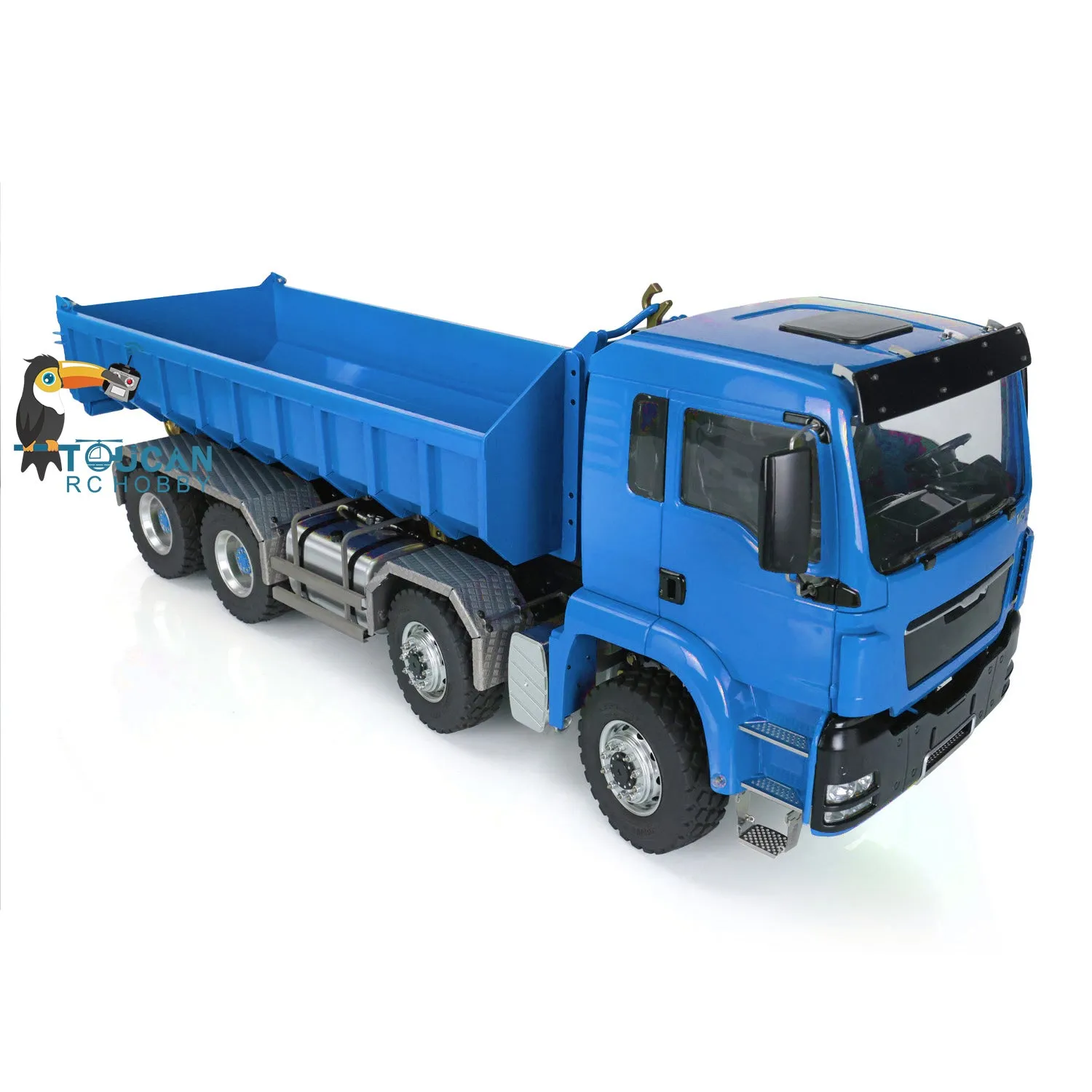 1/14 LESU Hydraulic RC Roll On/Off Dump Truck 8x8 Metal RTR Full Dumper Lorry Vehicle
