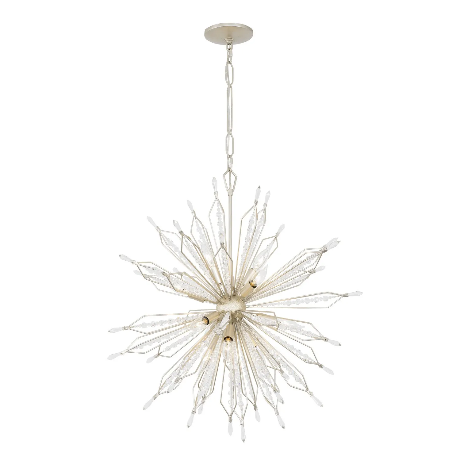 12 Light Pendant from the Orbital Collection in Gold Dust Finish by Varaluz