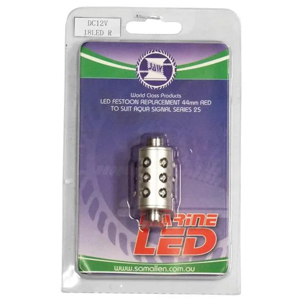 12V 0.7W Replacement LED Festoon - Sold as Single