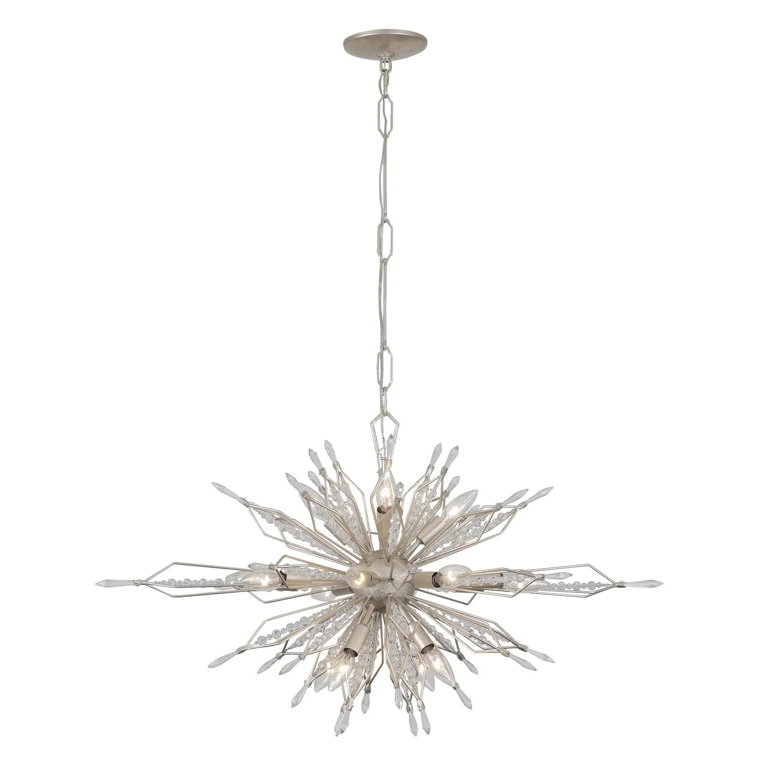 16 Light Linear Pendant from the Orbital Collection in Gold Dust Finish by Varaluz