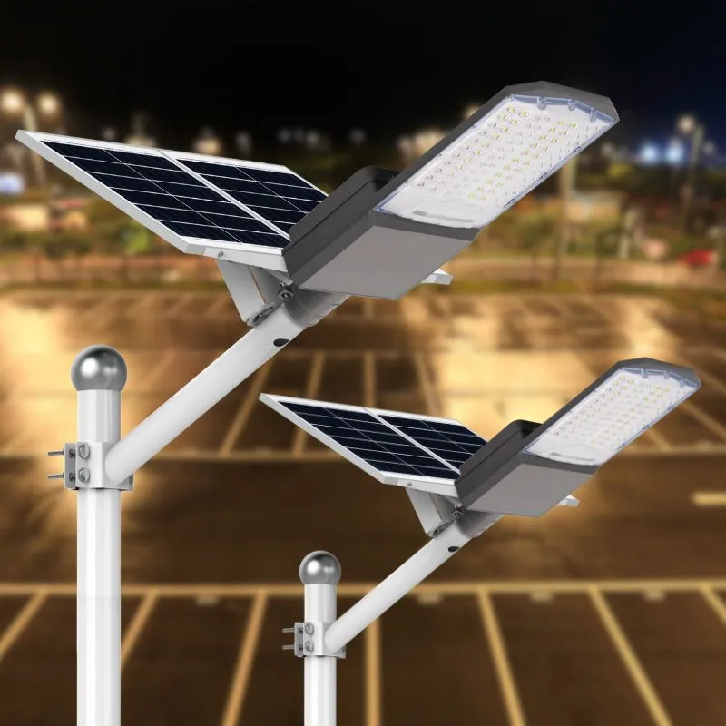 2 PACK 1200 W solar powered street lights 30000 lumens