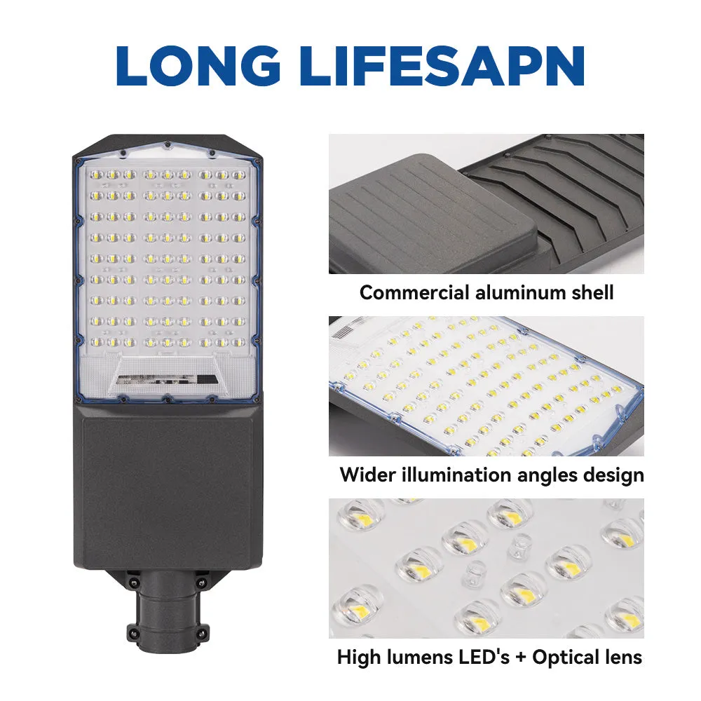 2 PACK 1200 W solar powered street lights 30000 lumens