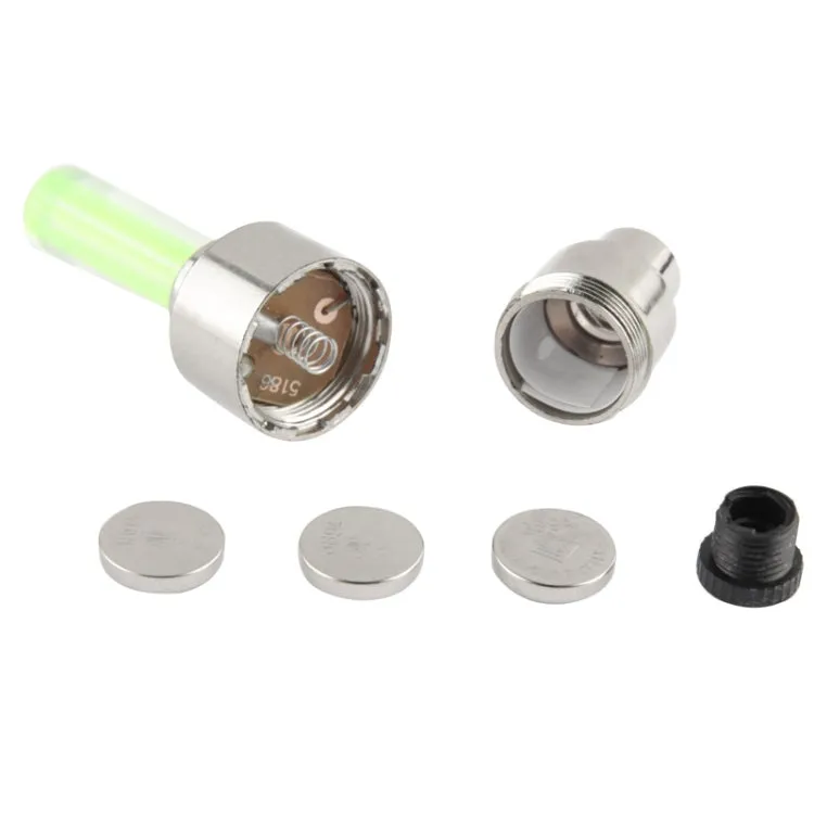 2 PCS Fireflies Series Motion Activated LED Wheel Lights for Bikes and Cars(Green)