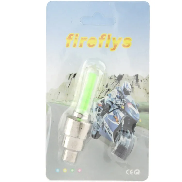 2 PCS Fireflies Series Motion Activated LED Wheel Lights for Bikes and Cars(Green)