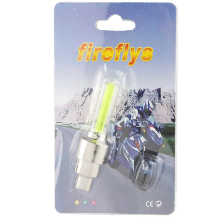 2 PCS Fireflies Series Motion Activated LED Wheel Lights for Bikes and Cars(Yellow)