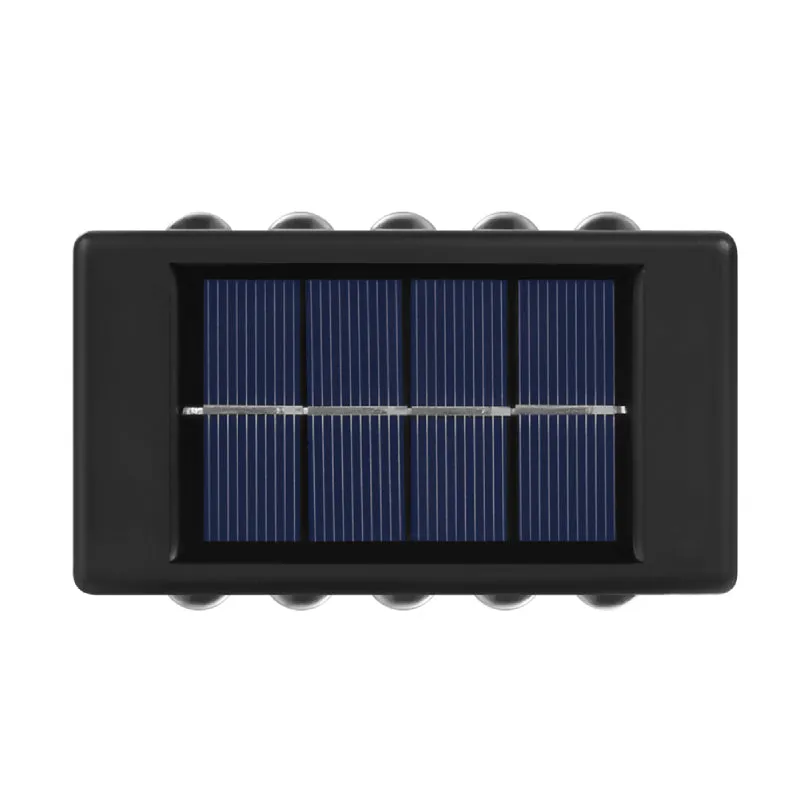 2 Portable Solar Powered Up And Down Outdoor 10Led Light Fa-10