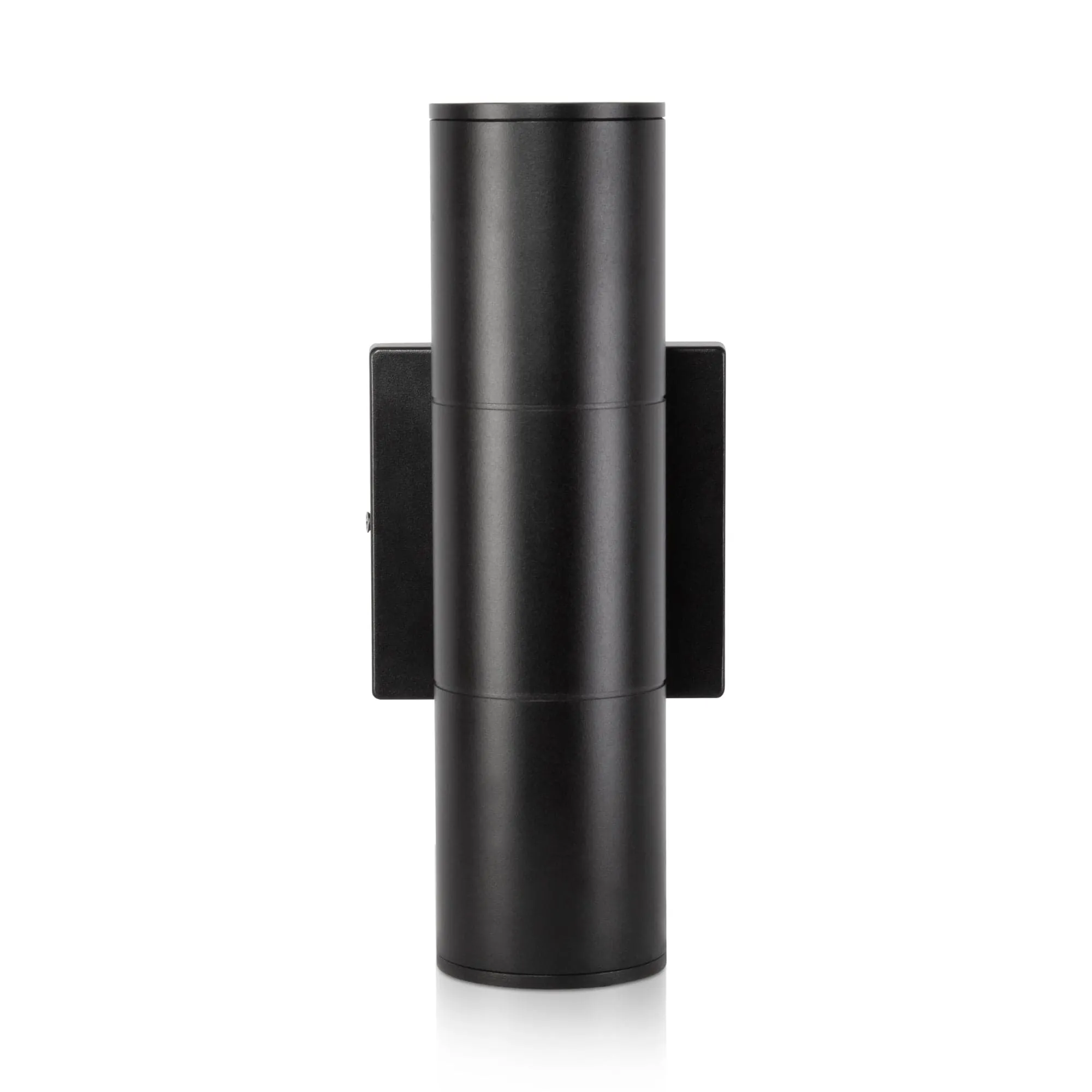 20W Up Down LED Cylinder Wall Light Fixture - 3K/4K/5K CCT - 120-277VAC - Textured Black