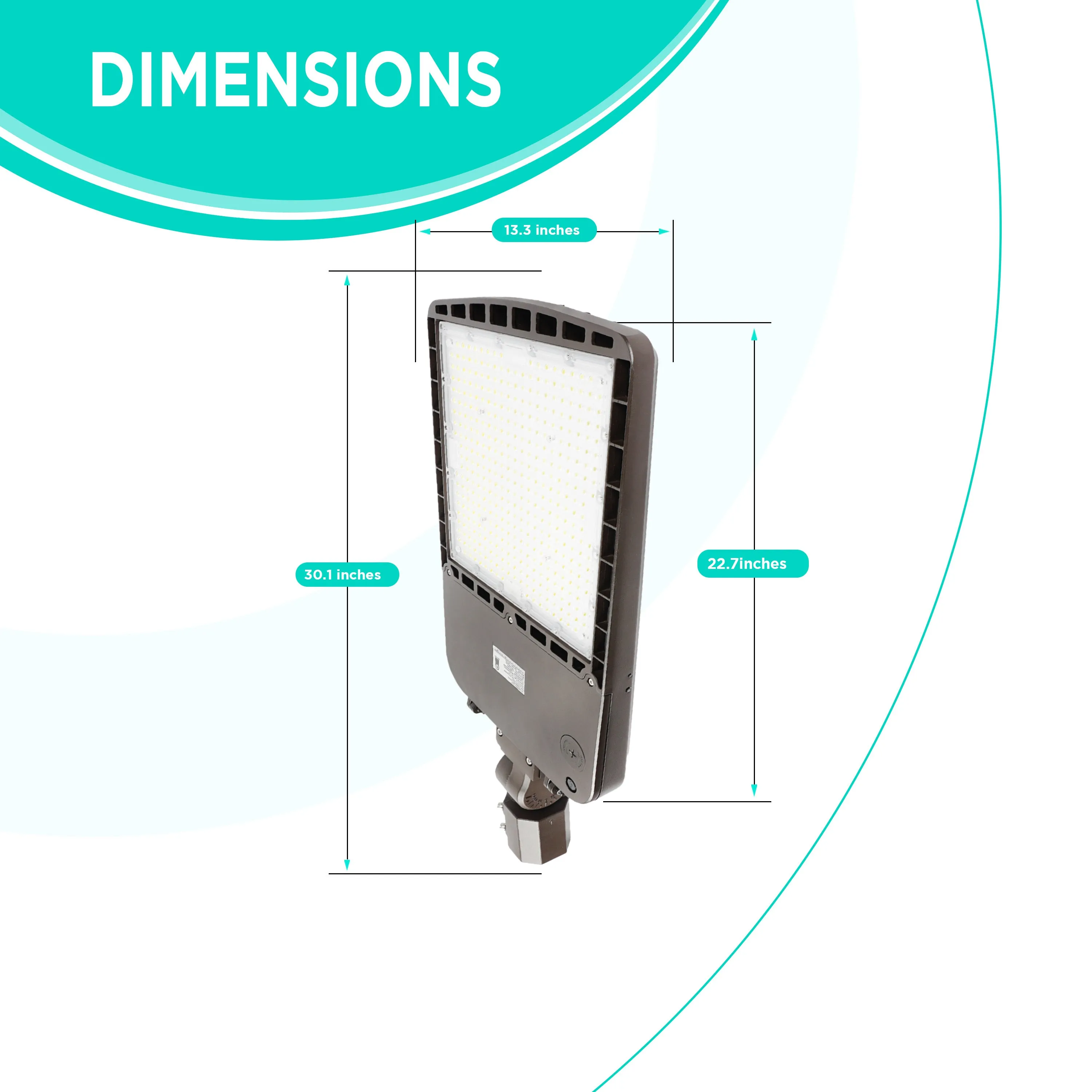 240W AL6 Series Area/Flood Light - 33,600 Lumens - Photocell Compatible- 5700K - IP65 UL Listed