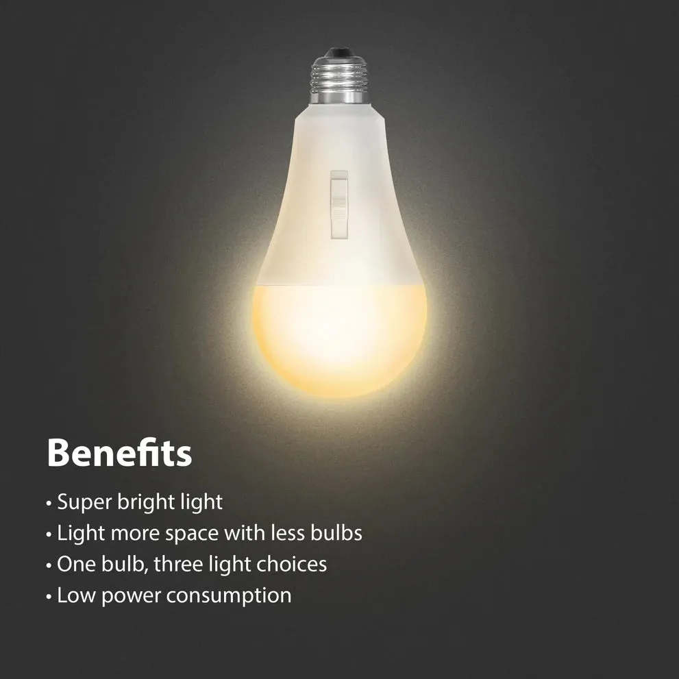 300W Color Selectable 4060 Lumens Super Bright LED Light Bulb OM300/3CCT/LEDI