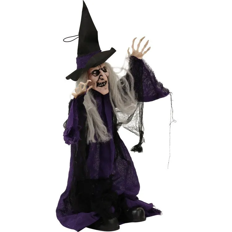 31" Animated Standing Witch