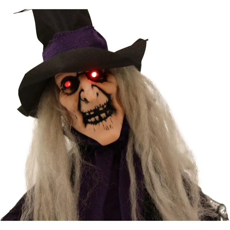 31" Animated Standing Witch
