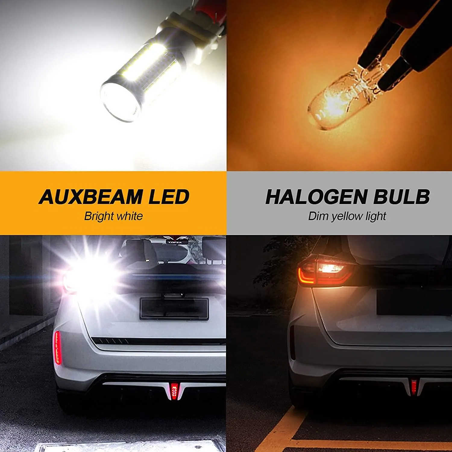 33pcs-LED 3020SMD Cool White/Amber/Red 8000LM LED Brake/Reverse/Parking/Tail/Turn signal Light