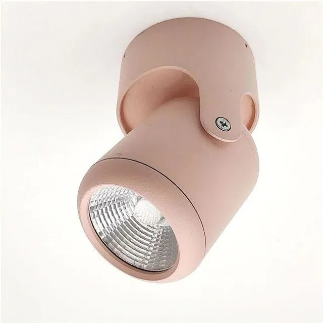 360° rotatable COB spotlight 7W 10W15W 20W Nordic color surface mounted foldable LED downlight ceiling light background lighting