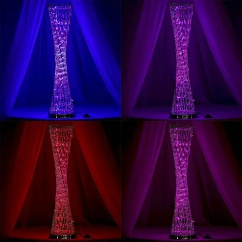 39" Color Changing  LED Spiral Metal Wedding Event Party Tower Columns - 1 PCS