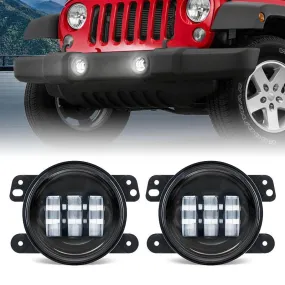 4 inch 30W Cree Power Fog Lamps For Jeep Wrangler & Offroad