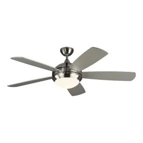 52" Ceiling Fan from the Discus 52 Smart Collection in Brushed Steel Finish by Generation Lighting
