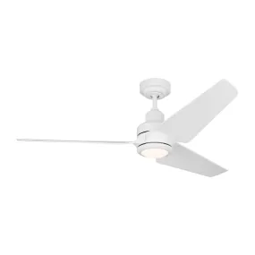 52" Ceiling Fan from the Ruhlmann 52 Smart LED Collection in Matte White Finish by Visual Comfort Fan