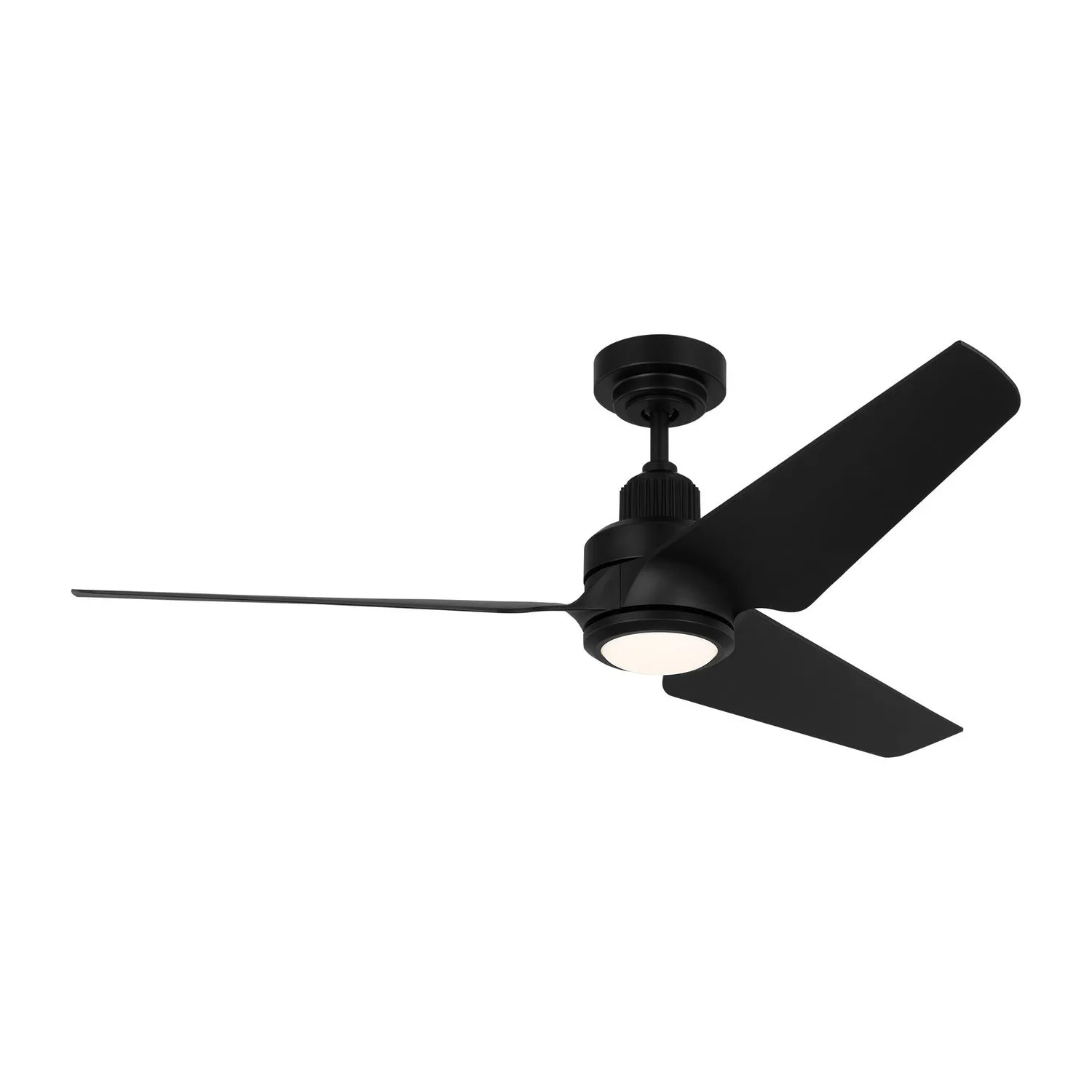 52" Ceiling Fan from the Ruhlmann 52 Smart LED Collection in Midnight Black Finish by Visual Comfort Fan
