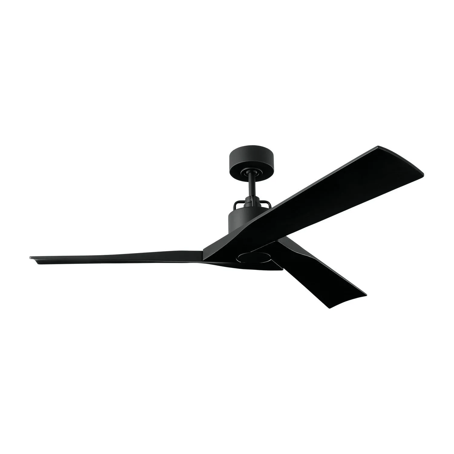 52"Ceiling Fan from the Alma 52 Smart Collection in Midnight Black Finish by Visual Comfort Fan