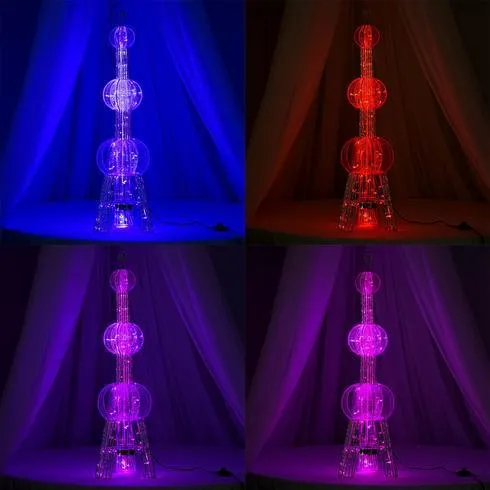 59" 150 LED Oriental Pearl Tower Wedding Aisle Prop Event Party Columns - 1PCS