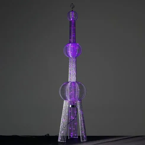 59" 150 LED Oriental Pearl Tower Wedding Aisle Prop Event Party Columns - 1PCS