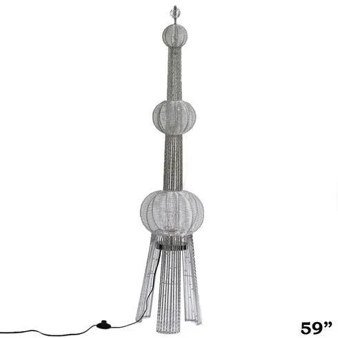 59" 150 LED Oriental Pearl Tower Wedding Aisle Prop Event Party Columns - 1PCS