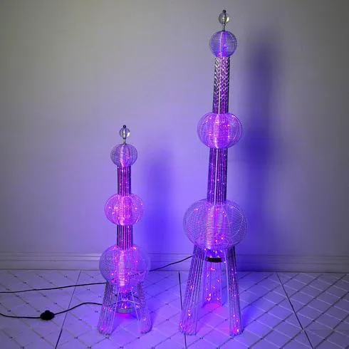 59" 150 LED Oriental Pearl Tower Wedding Aisle Prop Event Party Columns - 1PCS
