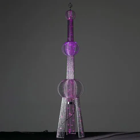 59" 150 LED Oriental Pearl Tower Wedding Aisle Prop Event Party Columns - 1PCS