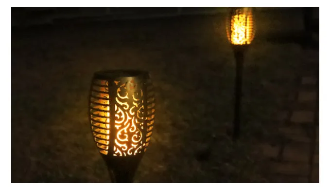 6 Pack: Solar Flickering Flame Stake Lights (Smaller Qty Packs Available) - Ships Next Day!