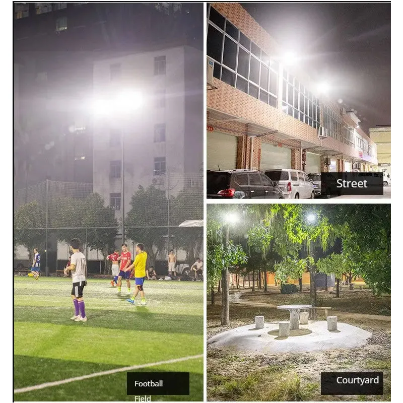 600W Solar Powered Led Flood Light With Panel And Remote