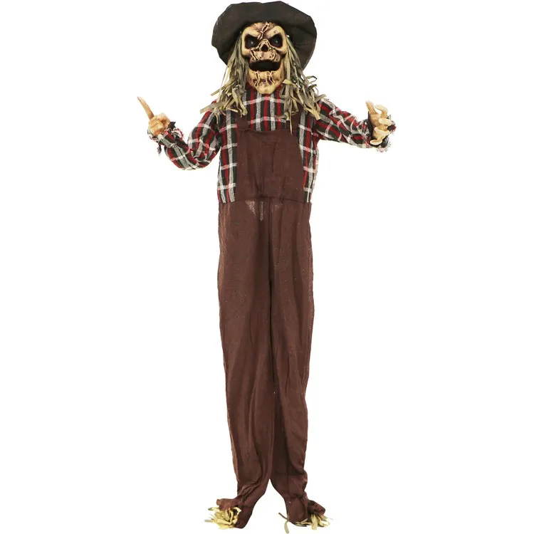 65" Standing Animated Scarecrow