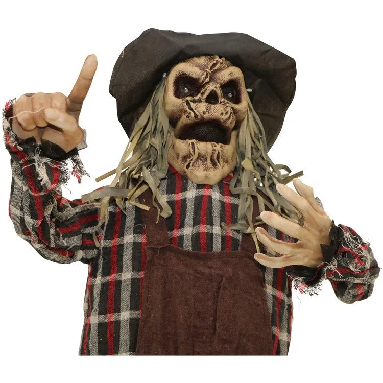 65" Standing Animated Scarecrow