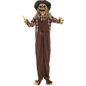 65" Standing Animated Scarecrow
