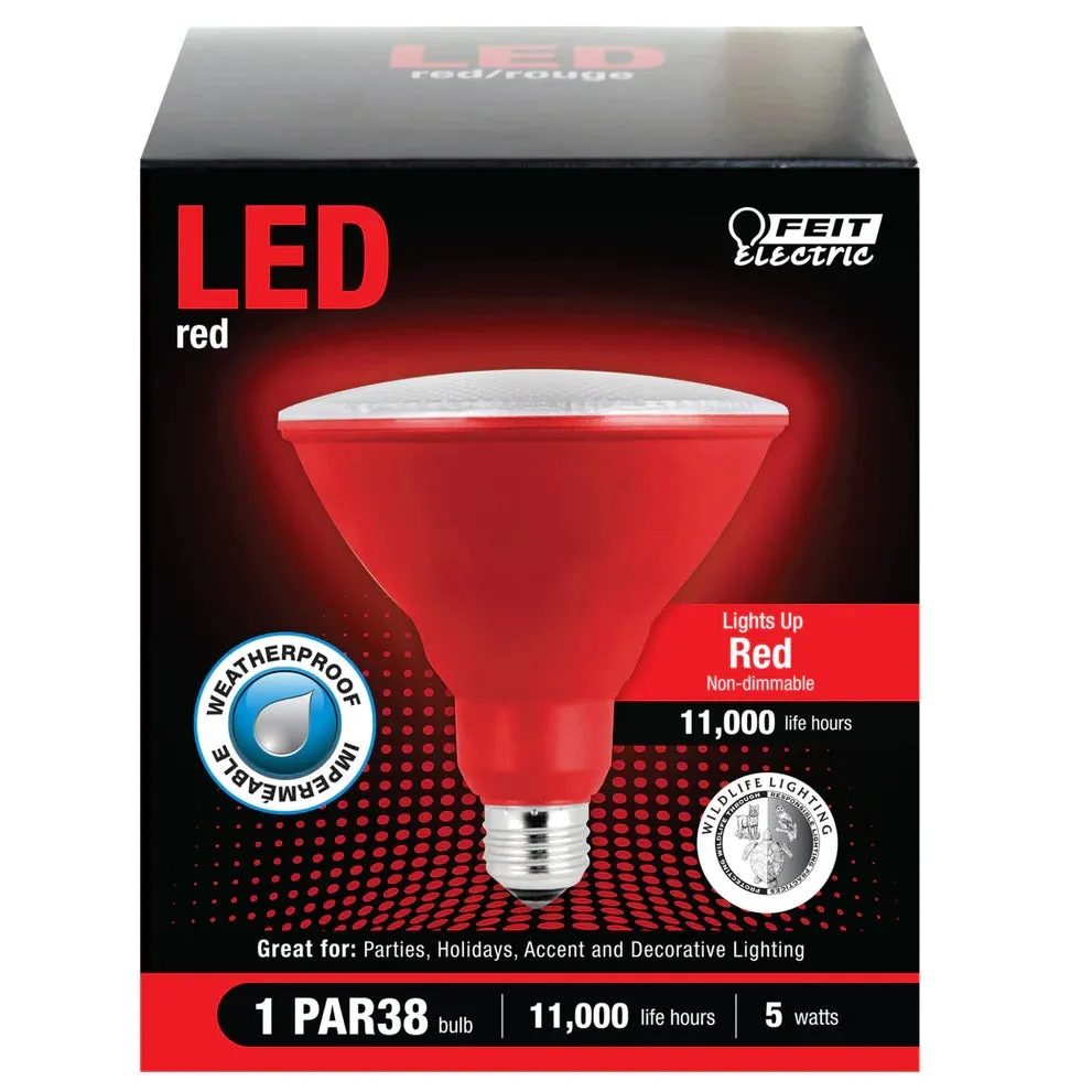 7W PAR38 Non-Dimmable LED Reflector Light Bulbs <p>See All Colors</p>