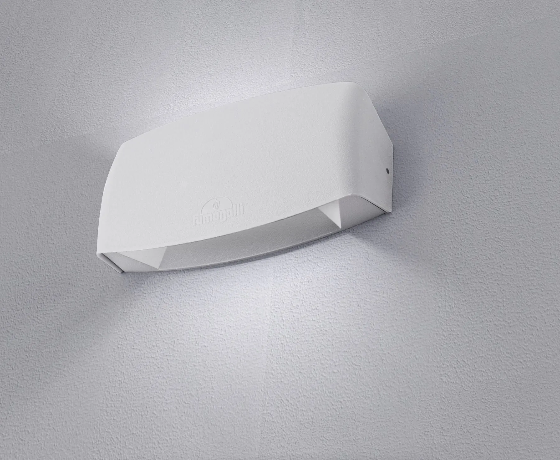 Abram 150/190/270mm Outdoor Up/Down Wall Light - Black/Grey Finish