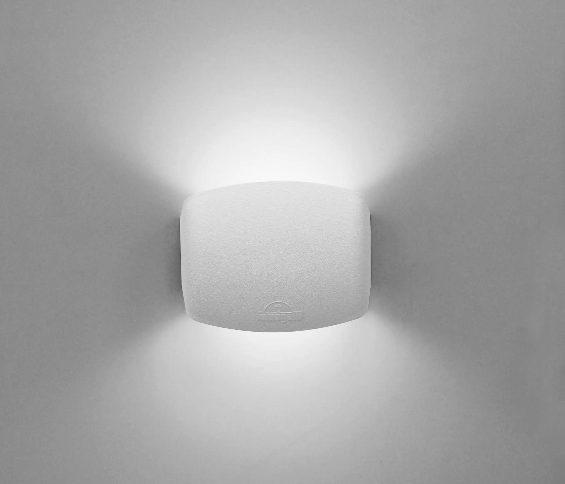 Abram 150/190/270mm Outdoor Up/Down Wall Light - Black/Grey Finish