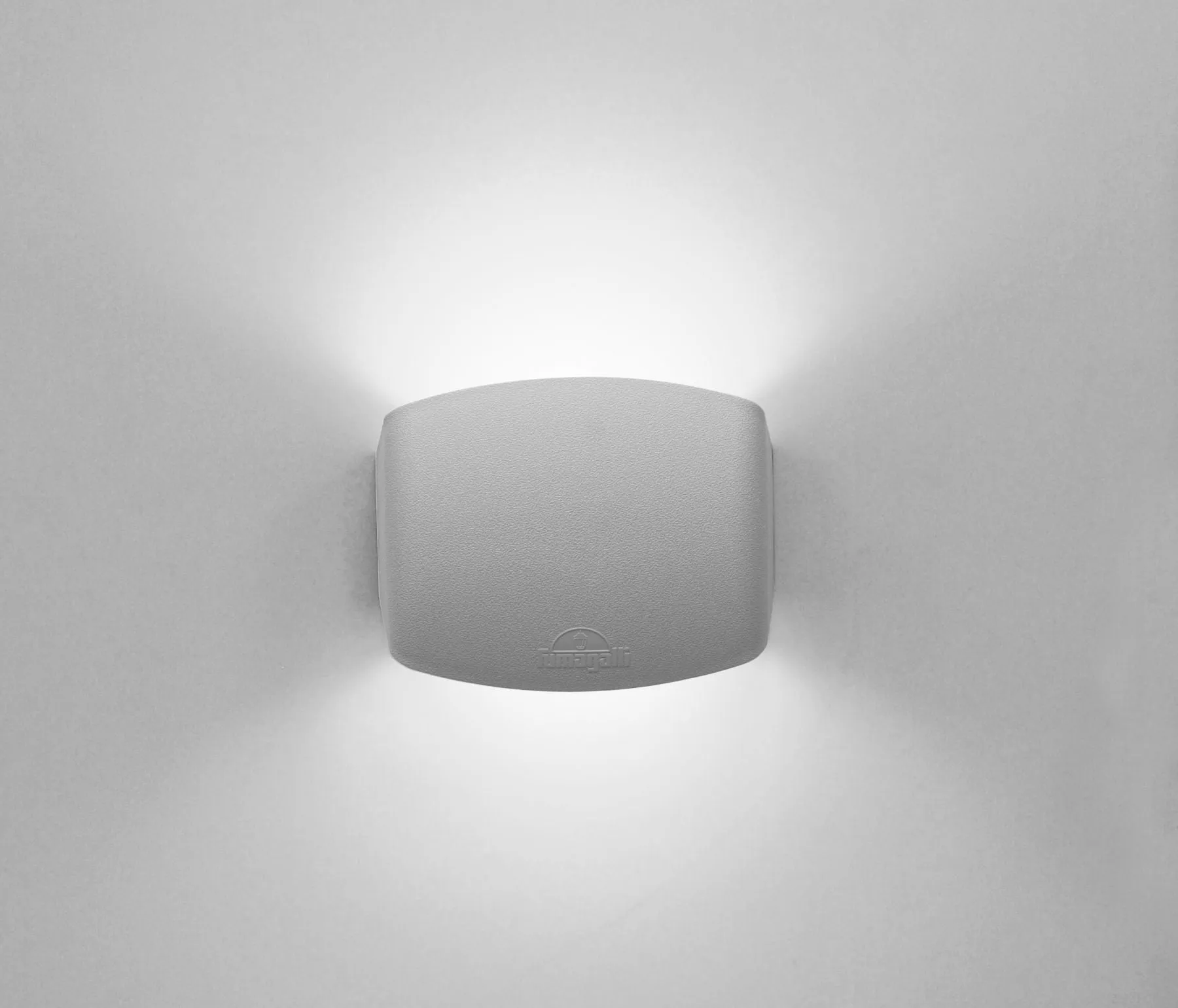 Abram 150/190/270mm Outdoor Up/Down Wall Light - Black/Grey Finish