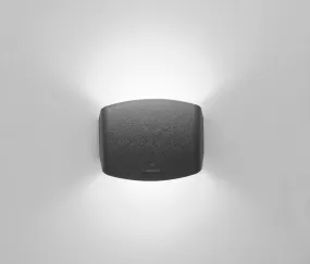 Abram 150/190/270mm Outdoor Up/Down Wall Light - Black/Grey Finish