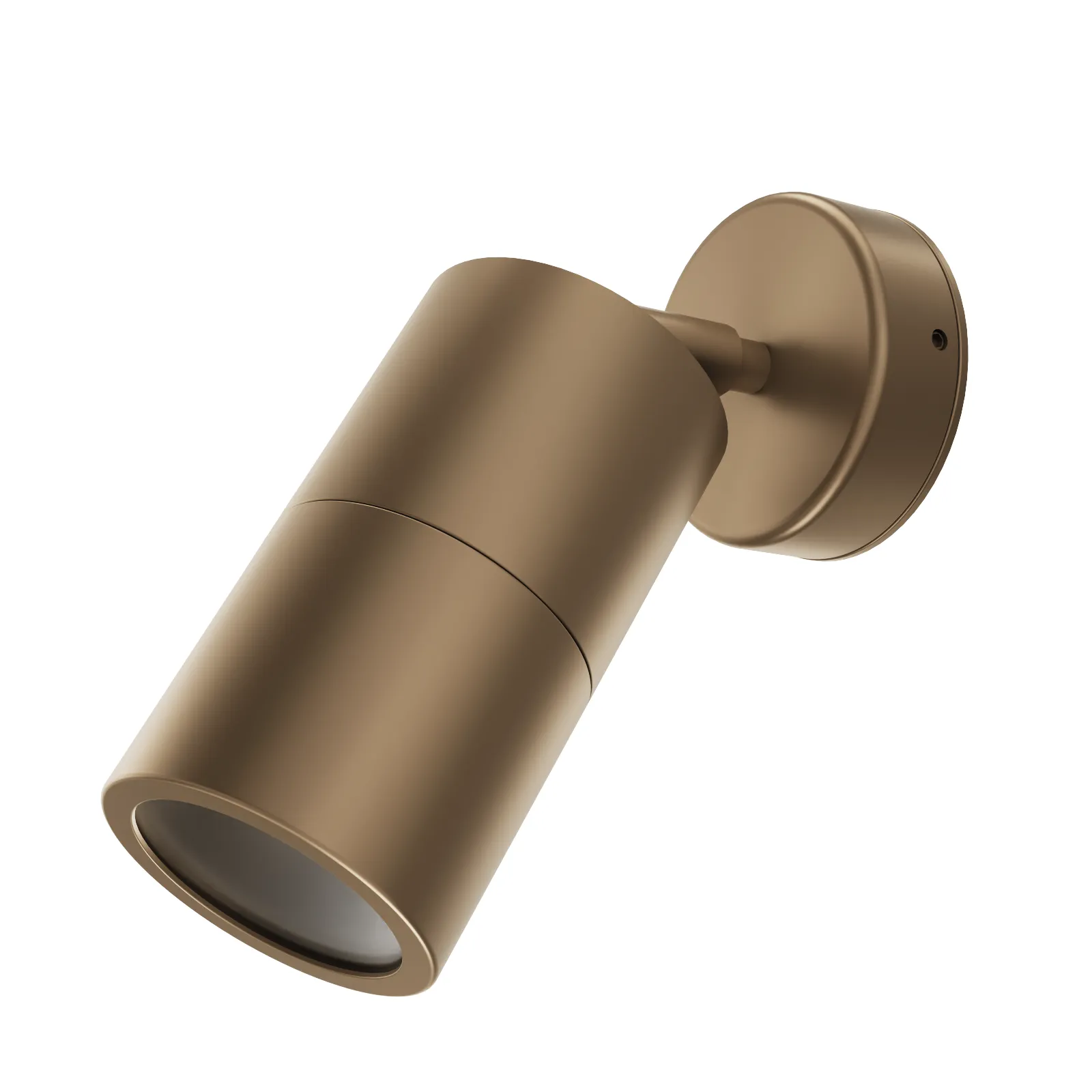 Adjustable Single Spotlight Outdoor Wall Light IP65 Porch Hallway GU10 lamp base