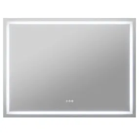 ANZZI 36-in. x 48-in. Frameless LED Front/Back Light Bathroom Mirror w/Defogger