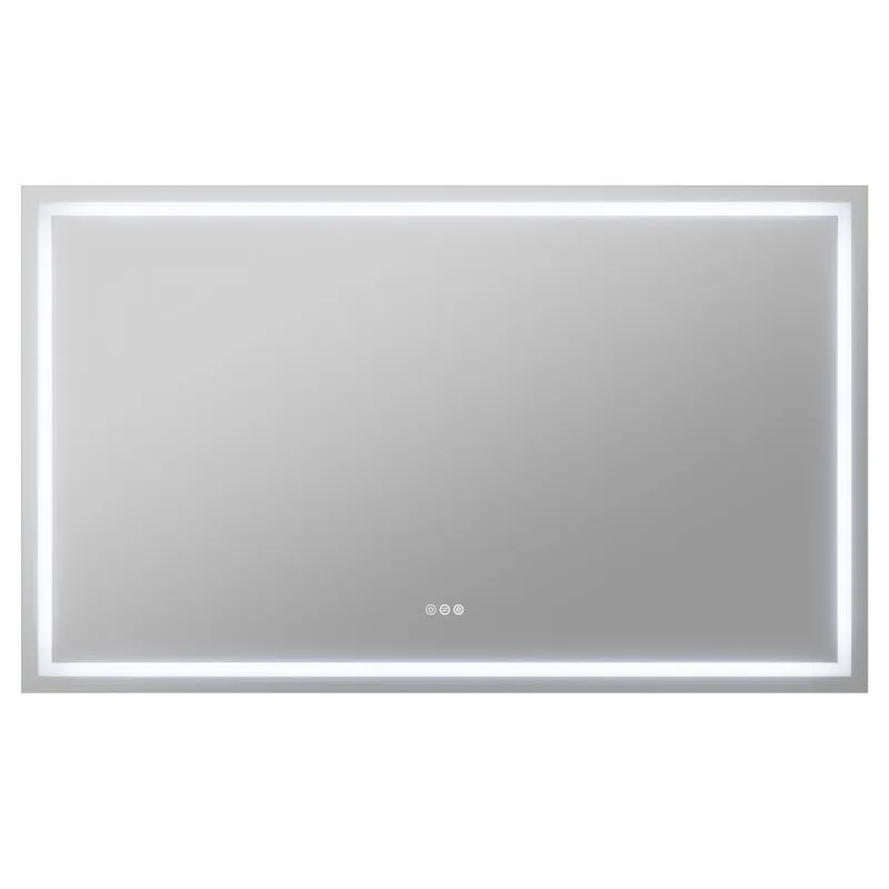 ANZZI 36-in. x 60-in. Frameless LED Front/Back Light Bathroom Mirror w/Defogger