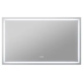 ANZZI 36-in. x 60-in. Frameless LED Front/Back Light Bathroom Mirror w/Defogger