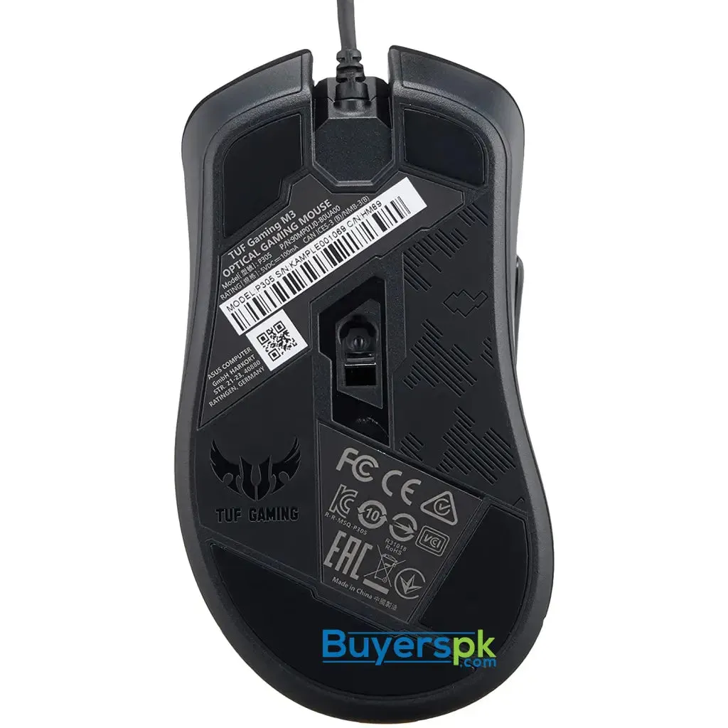 Asus P305 Tuf Gaming M3 Optical Usb Rgb Gaming Mouse