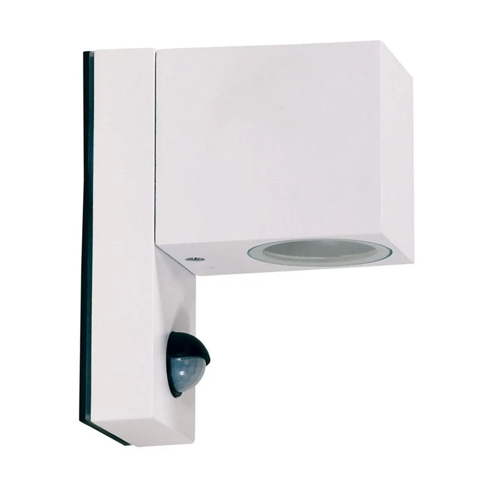 Atlas Sensor Outdoor Wall Light Black, White